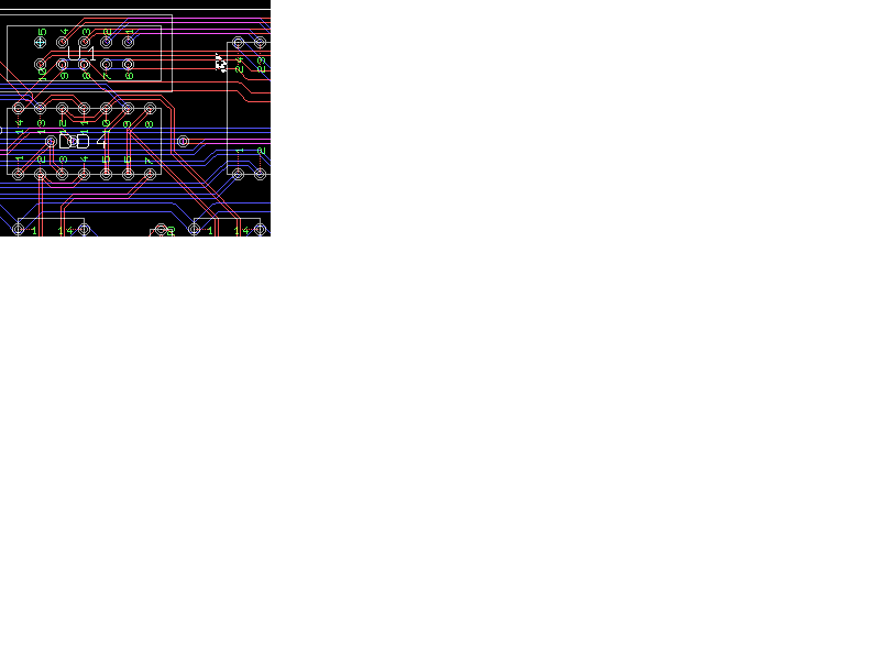 Jedna z ni���ch �rovn� kreslen� - obrysy objekt�