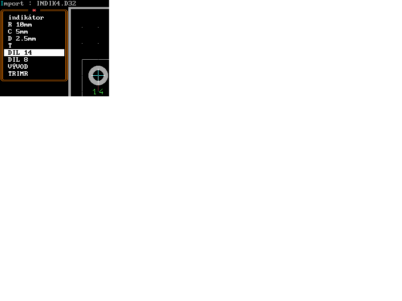 Import v editoru spoj�