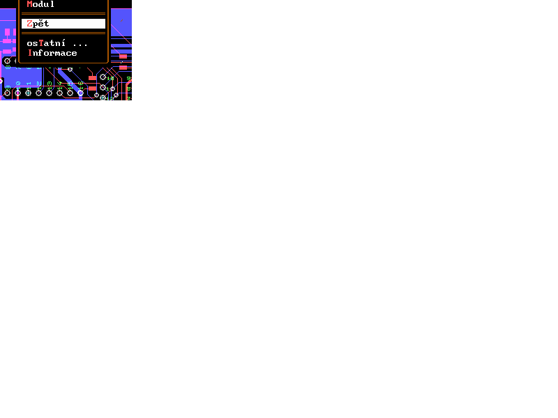 Menu vr�cen� zp�t editovac� operace (undo)