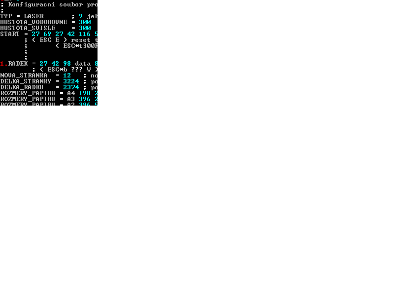 Konfigura�n� soubor tisk�rny